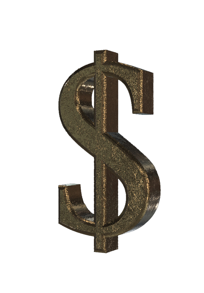 3D dollar symbol, 3D dollar symbol png, 3D dollar symbol PNG image, transparent 3D dollar symbol png image